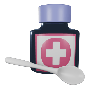 3D Medicine Bottle png