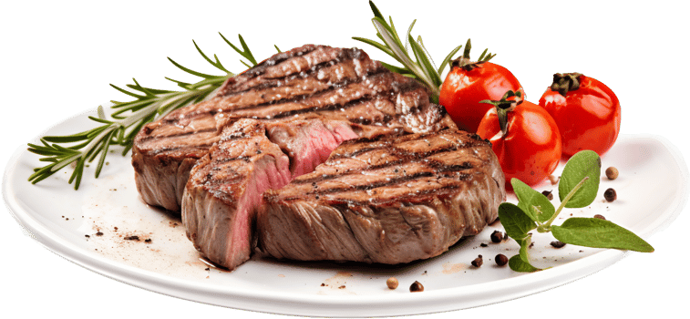 Steak png with AI generated