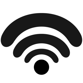 Solid Black Wifi Symbol png