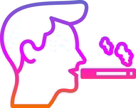 Smoked Vector Icon Design