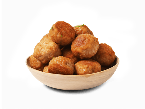 Meatballs isolated on transparent background, png