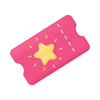 product discount voucher promotion Festive special offer. 3d illustration. png