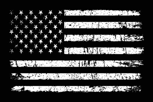 USA Distressed Flag Design vector