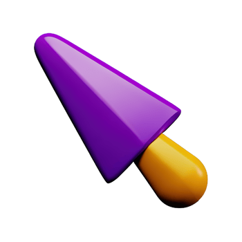 Cursor 3d element png