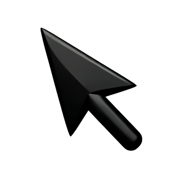 Cursor 3d element png
