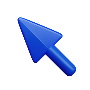 Cursor 3d element png