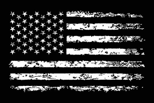 Distressed American Flag Design vector