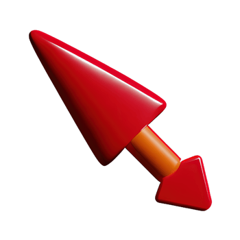 Cursor 3d element png
