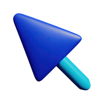 Cursor 3d element png