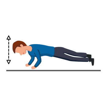 A boy doing push up exercise, Men workout fitness, aerobic and exercises. png