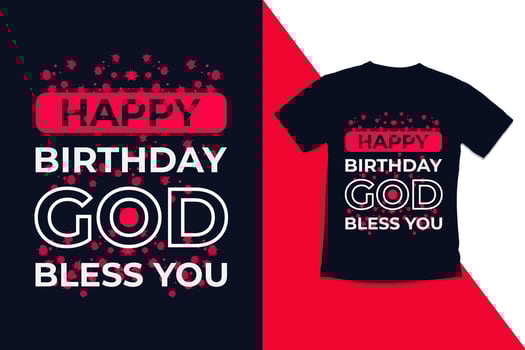 Birthday t-shirt design template with modern quotes typography birthday gaming t-shirt design vector