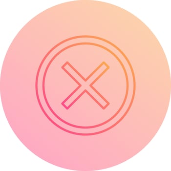 Do Not Cross Vector Icon