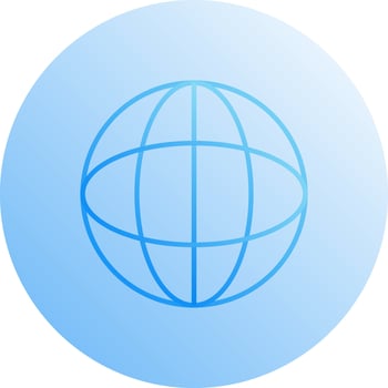 Unique Globe Vector Icon