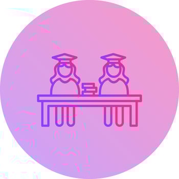 Unique Combined Study Vector Icon