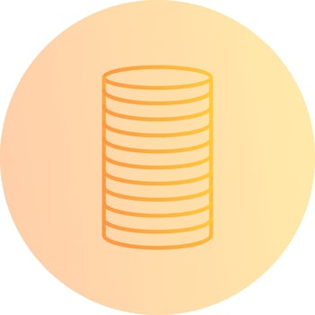 Stack of Coins Vector Icon