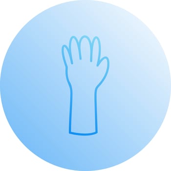 Unique Gloves Vector Icon