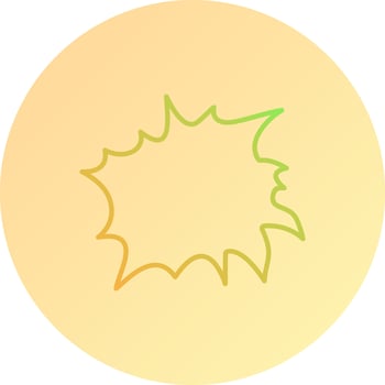 Unique Explosion Vector Icon