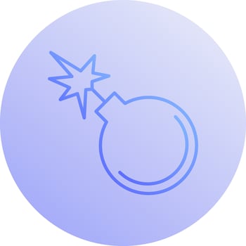 Danger of Explosion Vector Icon