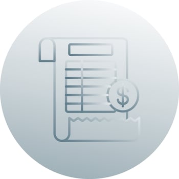 Bill Vector Icon