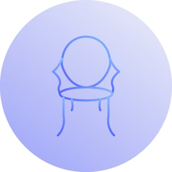 Ancient Chair Vector Icon