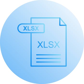 XLSX Vector Icon