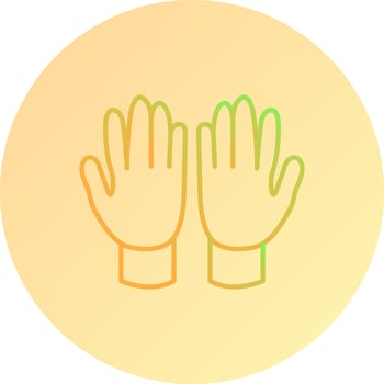 Gardening Gloves Vector Icon
