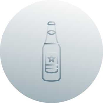 Beer Bottle Vector Icon