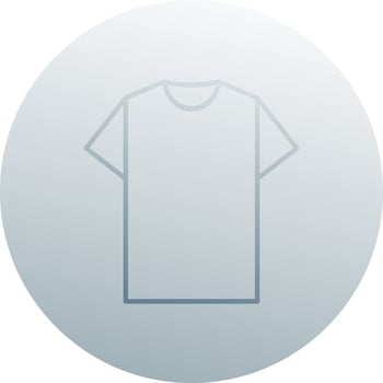 Plain T Shirt Vector Icon