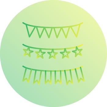 Garlands Vector Icon