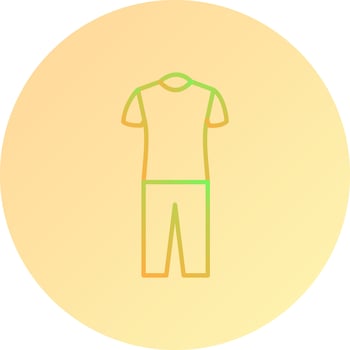 Pyjamas Suit Vector Icon