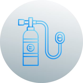 Oxygen Tank Vector Icon