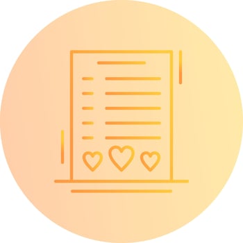 Wishlist Vector Icon