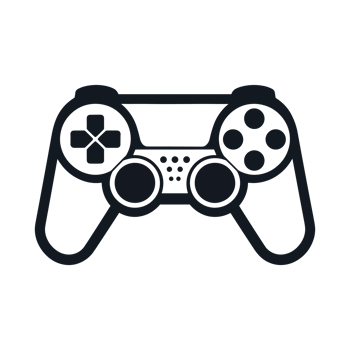 Gaming Controller Silhouette - png