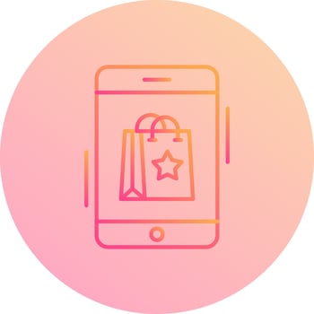 Online Shopping Vector Icon