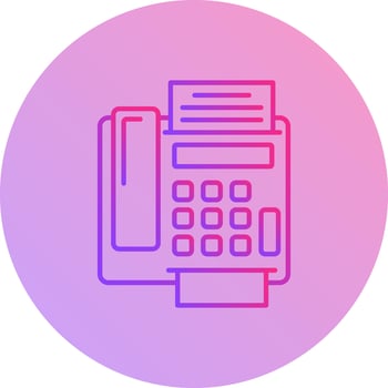 fax Machine Vector Icon