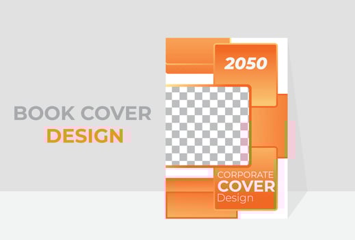Creative Book Cover Design Template. Corporate Book Cover Design Template in A4. Can be adapt to Brochure, Annual Report, Magazine, Poster, Business Presentation, Portfolio, Flyer, Banner, Website. vector