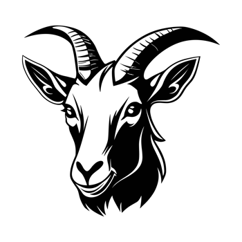 Goat Silhouette - png