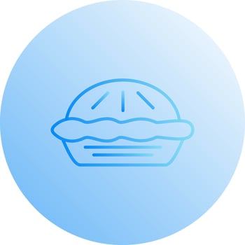 Pie Vector Icon