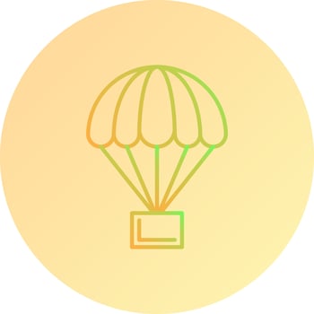 Parachute Vector Icon
