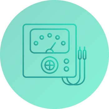 Voltmeter Vector Icon