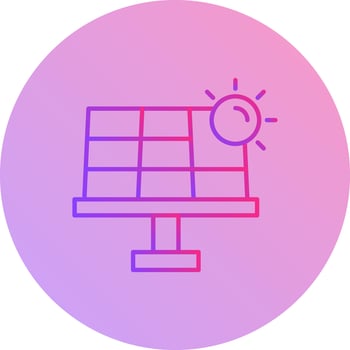 Solar Energy Vector Icon