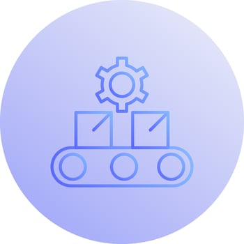 Conveyor Belt Vector Icon