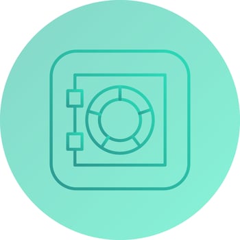 Safe Box Vector Icon