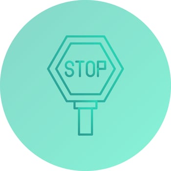 Stop Sign Vector Icon
