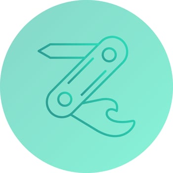 Swiss Army Knife Vector Icon