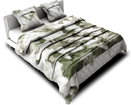 The beds - Futuristic Camo Bed on transparent background - , png