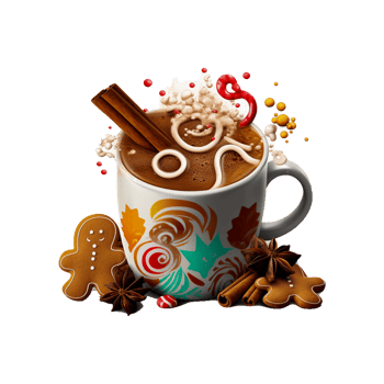 Gingerbread aroma aesthetic png