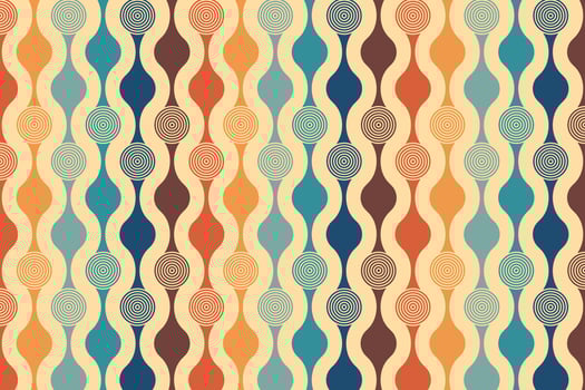 Colorful nostalgic seamless pattern background. Retro nostalgia structure vector illustration.
