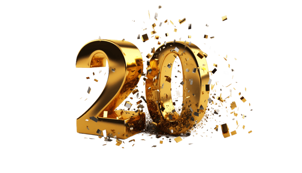 20 alphabet on transparent background png