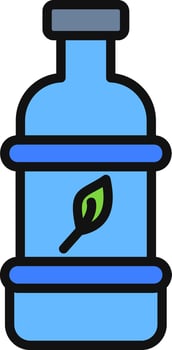 Bio plastic Vector Icon Design